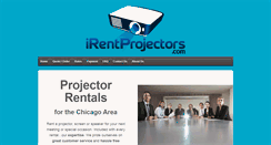 Desktop Screenshot of irentprojectors.com
